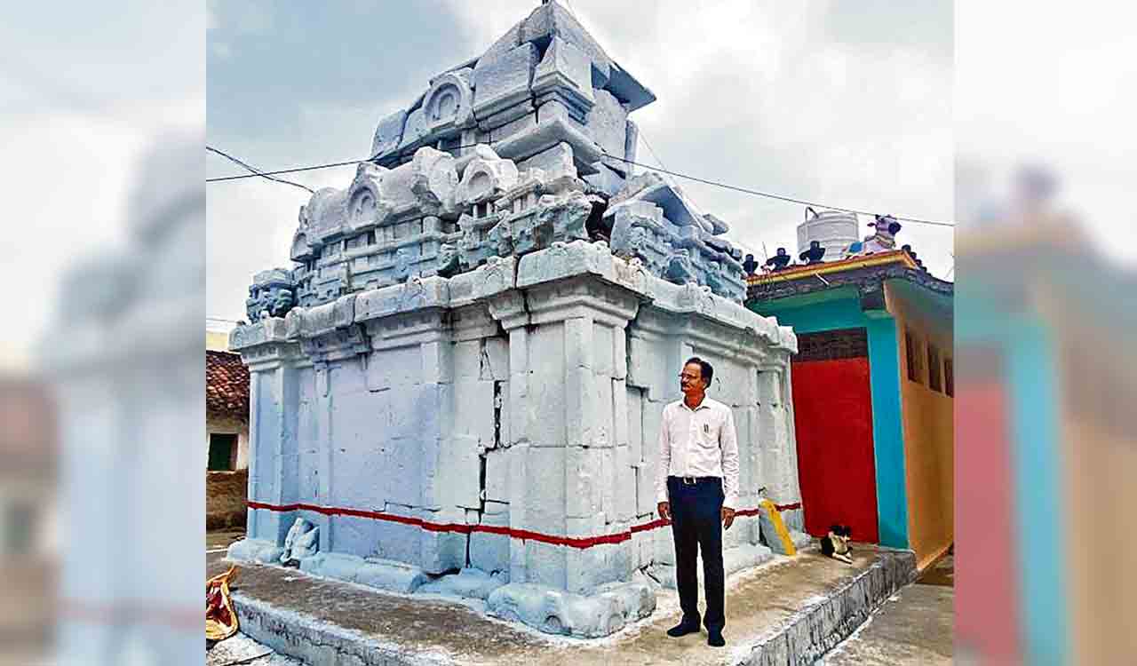 Hyderabad: 1000-year-old temple found neglected near Chilkur