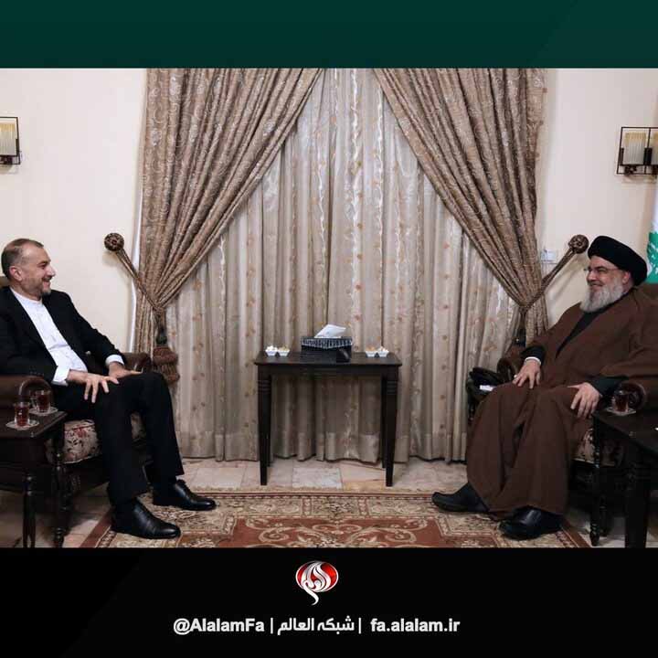 Amir-Abdollahian meets with Hassan Nasrallah in Lebanon