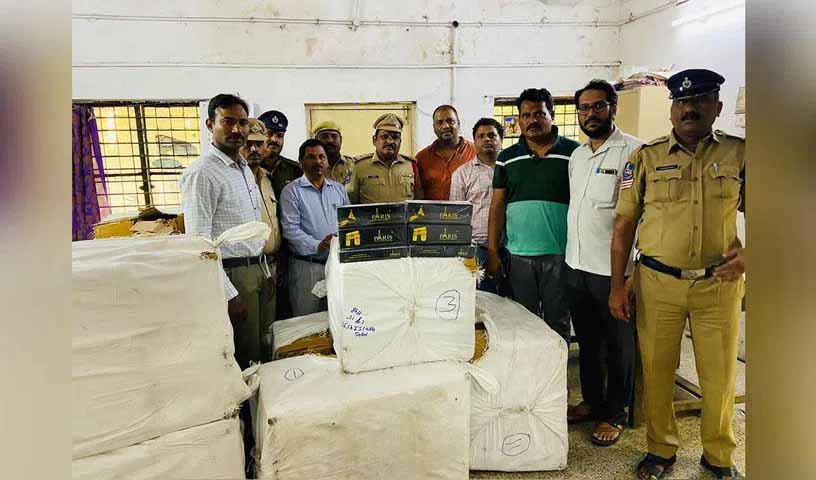 RPF seize smuggled cigarettes worth Rs 67.50 lakh at Hyderabad railway station