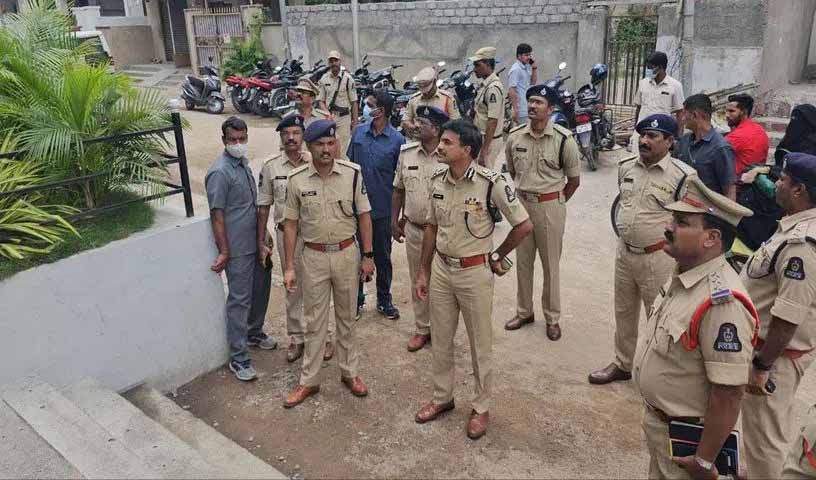 Hyderabad CP CV Anand conducts surprise checks at new police stations in old city