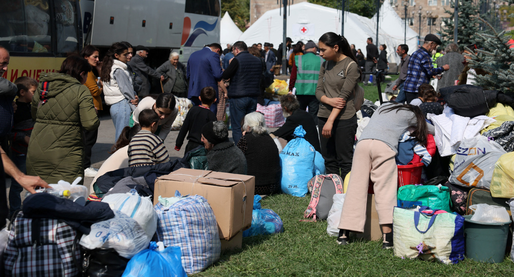 Yerevan says almost all ethnic Armenians flee Karabakh