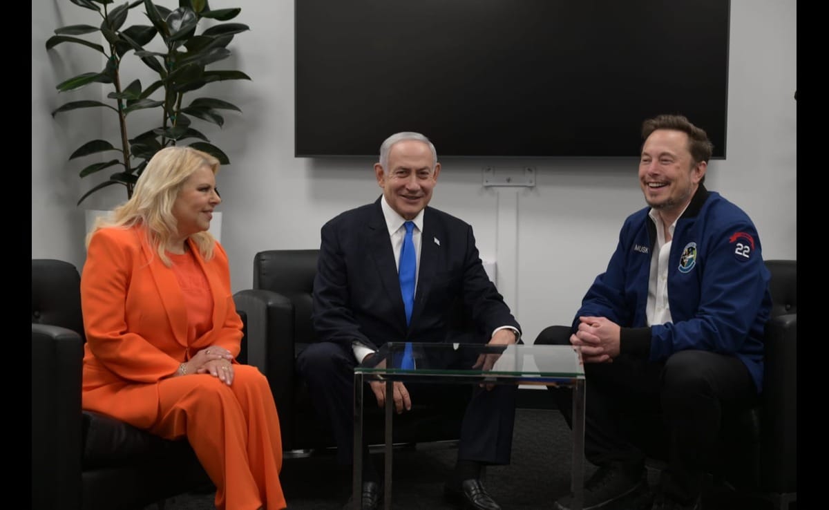 Israel's Netanyahu Meets Elon Musk In US, Urges To Fight Anti-Semitism