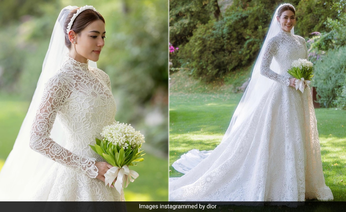 Thai Star Kimberly Woltemas' Handmade Dior Bridal Gown Took 600 Work Hours, "Dream Come True"