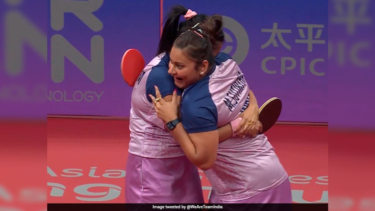 Table Tennis: Sutirtha-Aihika Reach Women's Double Semis, Assures Bronze