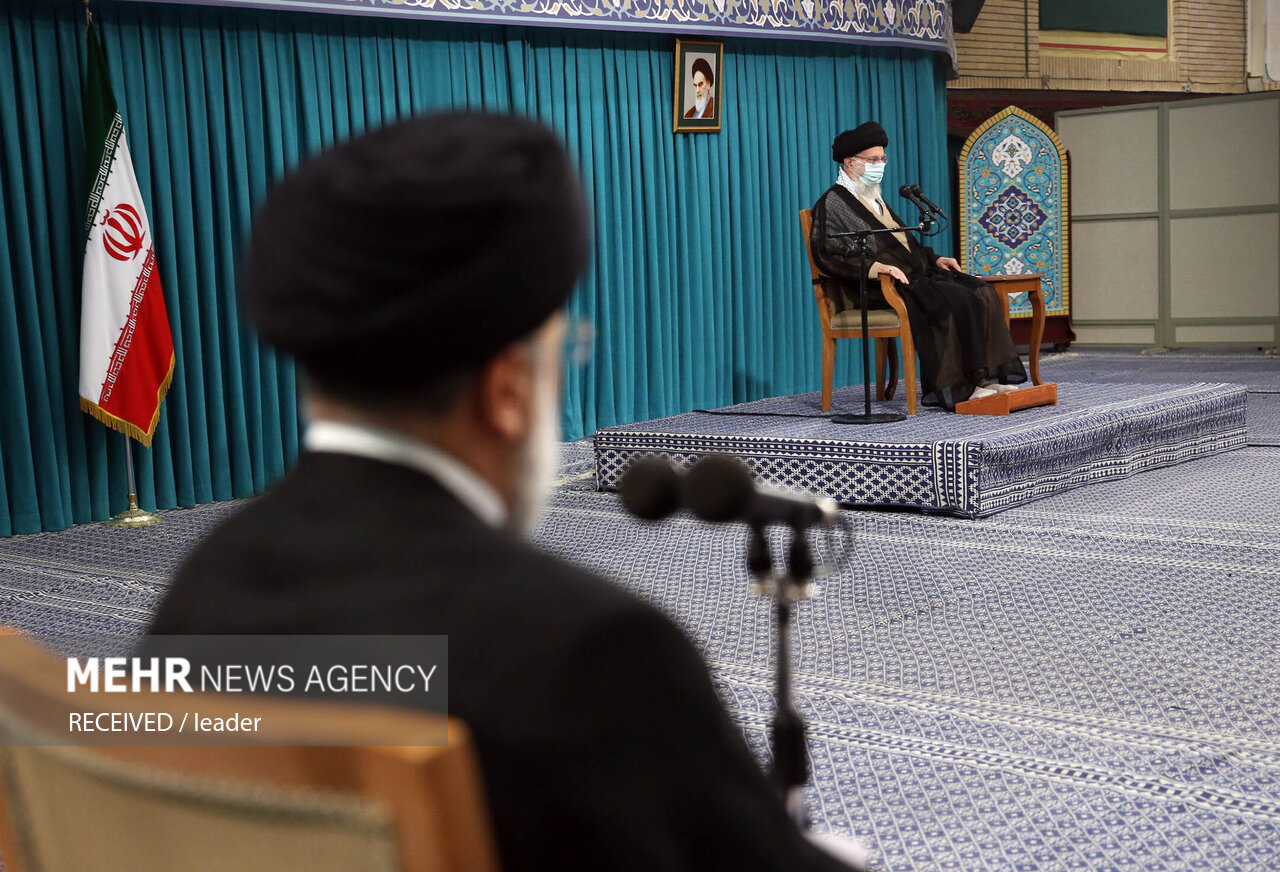 Iran President meets Leader prior to NY visit