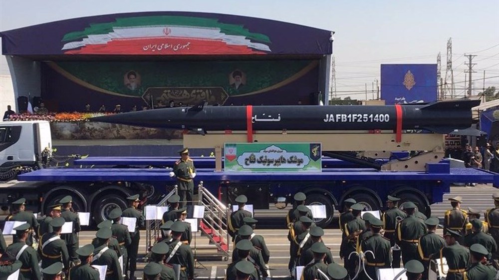 Iran parades hypersonic, cruise missiles as Raeisi lauds defense achievements