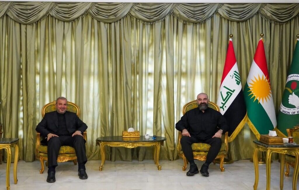 PUK head Talabani meets Iran envoy after Tehran visit