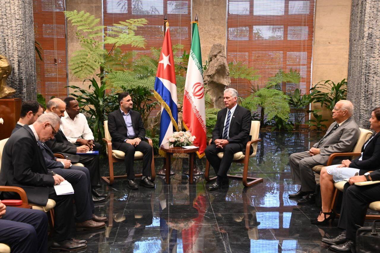 Iran VP meets Cuban president for technological cooperation