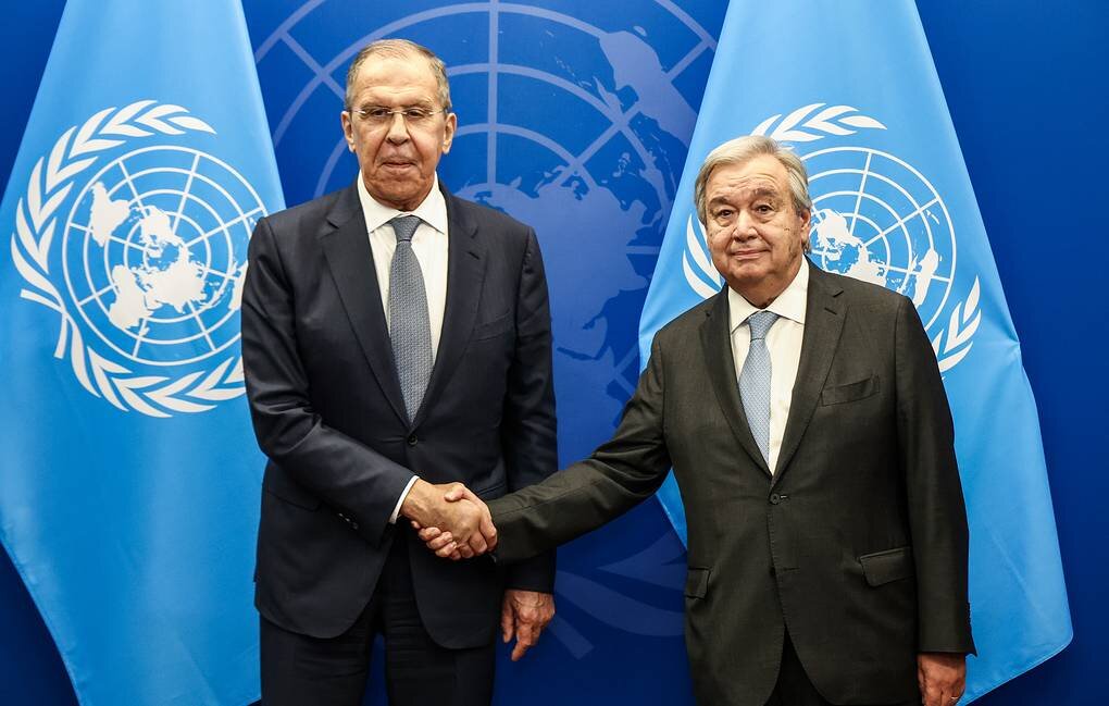 Lavrov calls on Guterres to abandon politicized initiatives