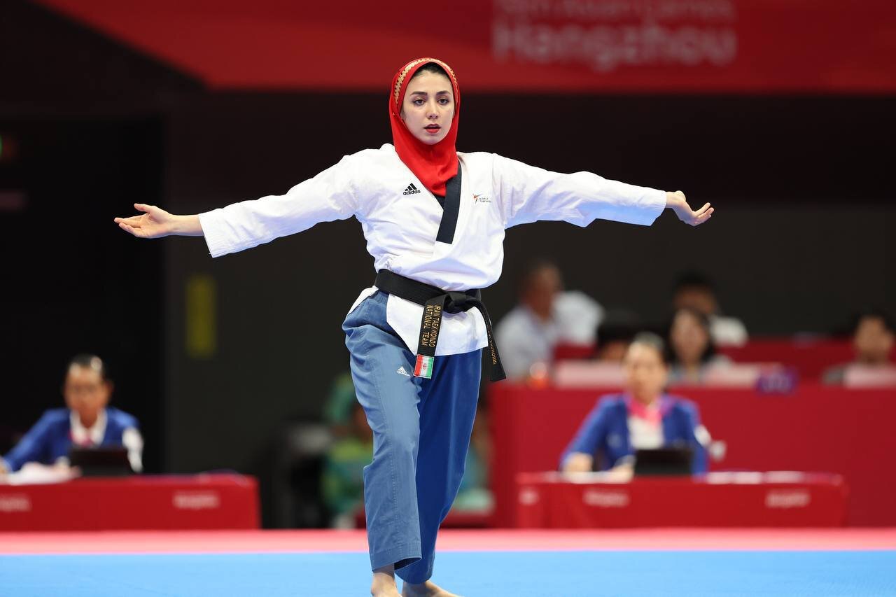 Iran’s Salahshouri wins bronze in women's taekwondo poomsae