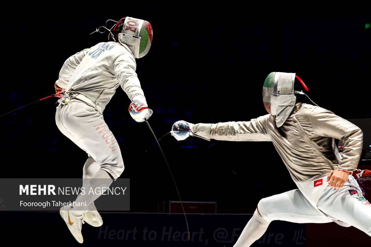 Fencing competitions in China's Hangzhou