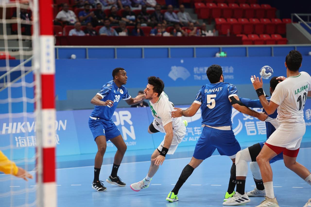 Iran handball fall short against Kuwait in Hangzhou