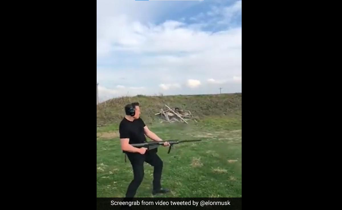 Watch: Elon Musk "Hip-Firing" A Rifle Like A Pro