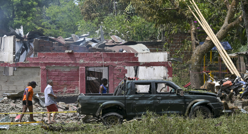 Car bomb blast near police station leaves two dead in southwest Colombia