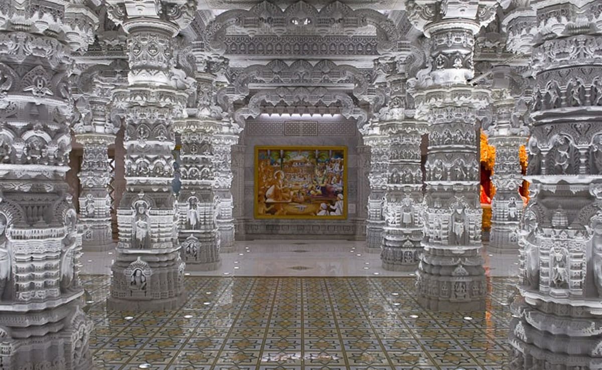 Pics: Largest Hindu Temple In US To Open For Public Next Month