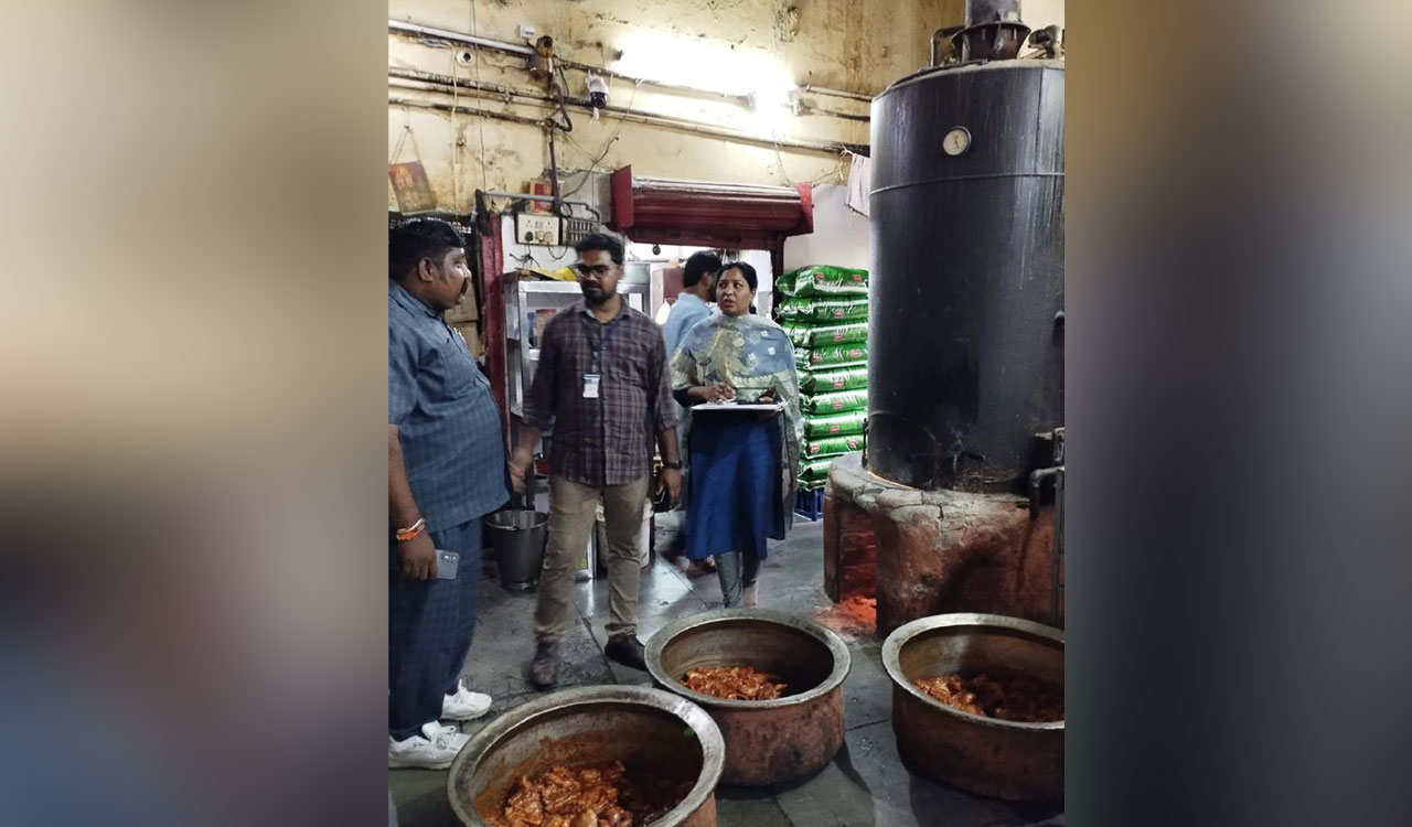 Hygiene violations found in GHMC Food Safety Wing’s inspection at Alpha Hotel