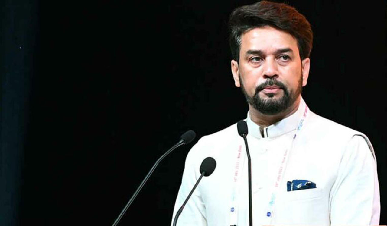 Anurag Thakur congratulates Divya, Sarabjot for silver medal in shooting