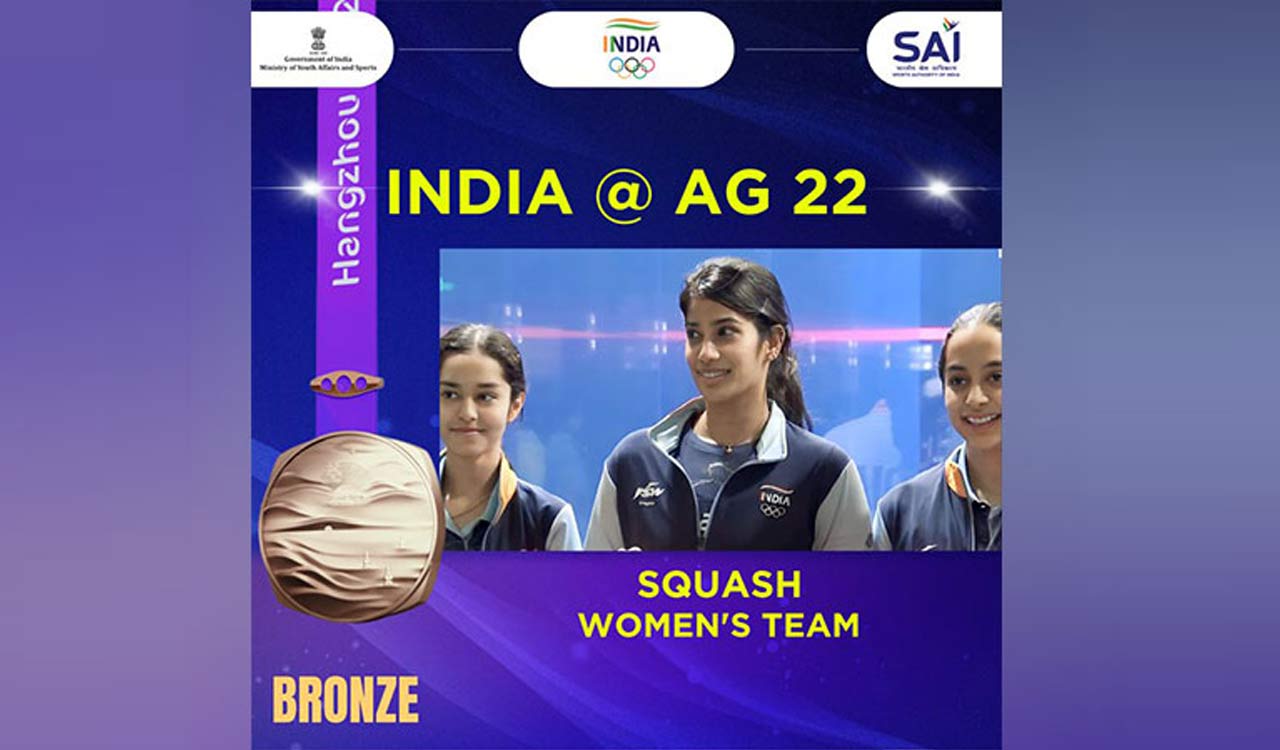 Indian women’s squash team clinches Bronze at Asian Games