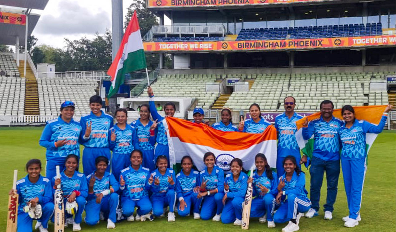 Indian women’s blind cricket team wins historic gold at IBSA World Games