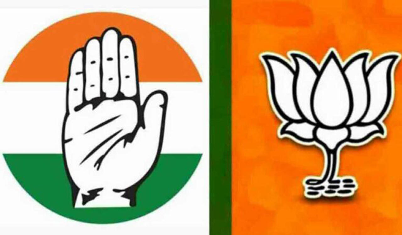 Sunday to see Congress, BJP tussle for piece of Telangana pie