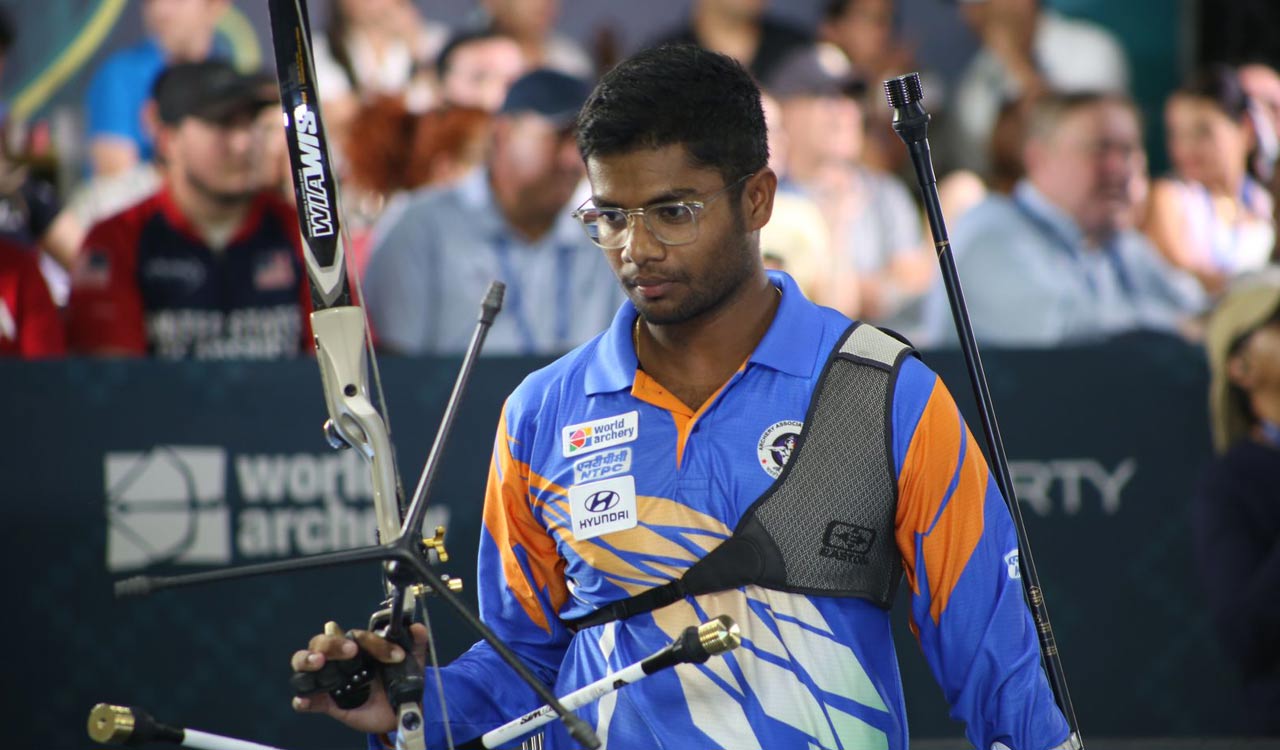 Dhiraj loses bronze play-off, India return with a silver from Archery World Cup Final