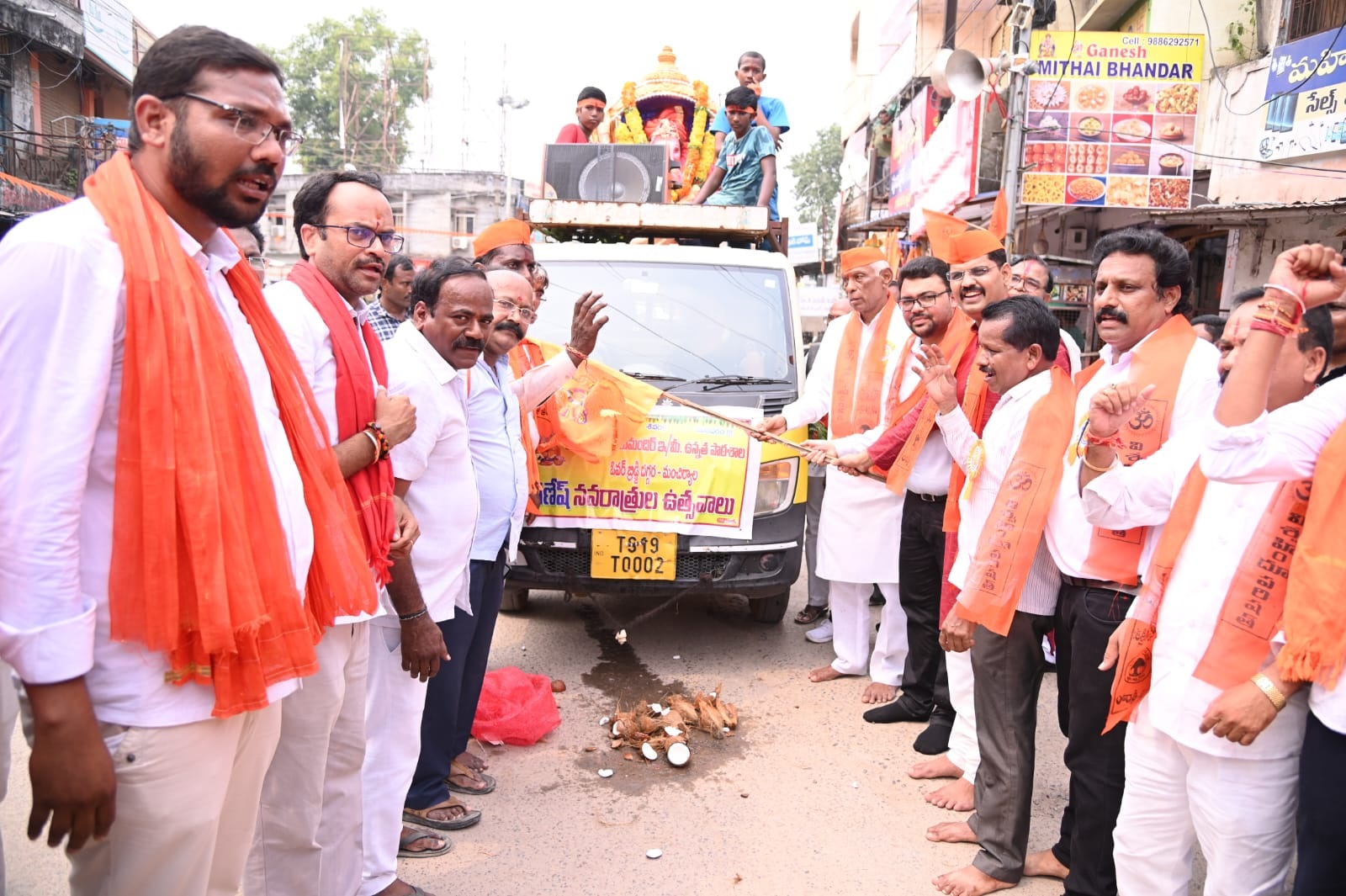 Immersion of Ganesh idols pass off peacefully in Mancherial, Asifabad