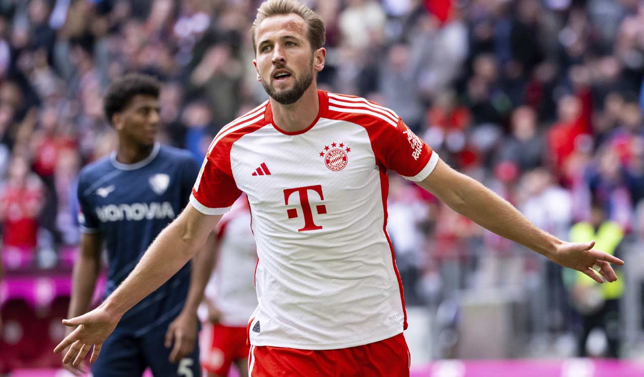 Harry Kane scores his first hat trick in Germany as Bayern demolishes Bochum 7-0