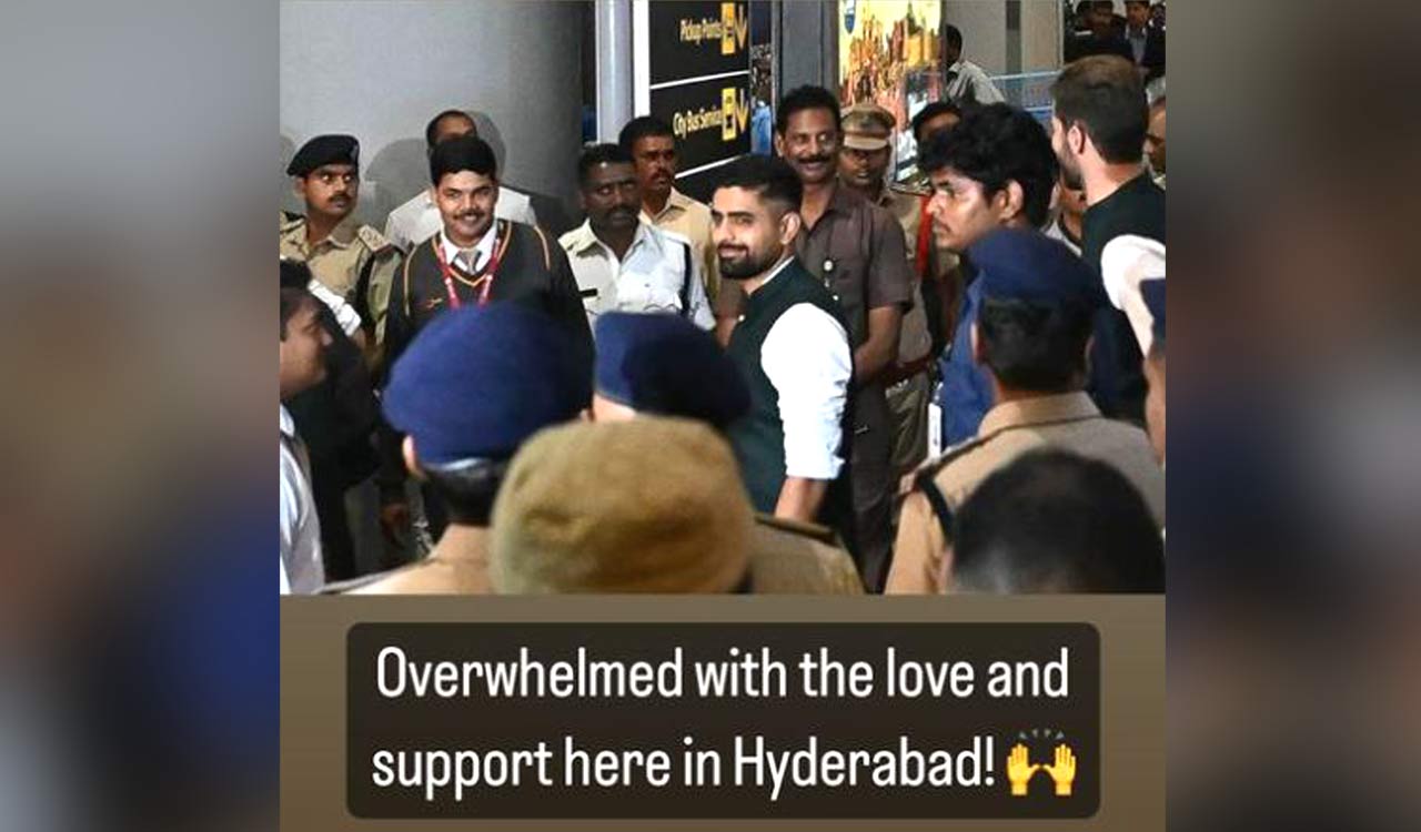 Hyderabad: Pakistan Captain Babar Azam touched by Indian fans’ support for World Cup 2023