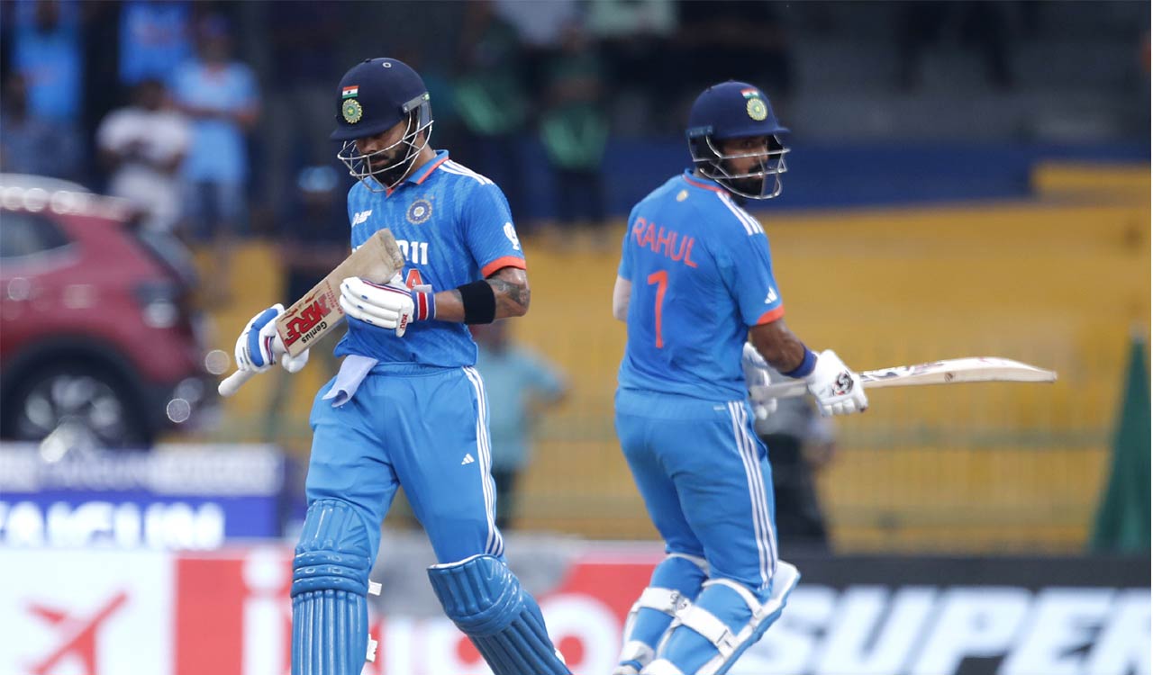 Kohli, Rahul smash unbeaten hundreds as India amass 356/2 against Pakistan