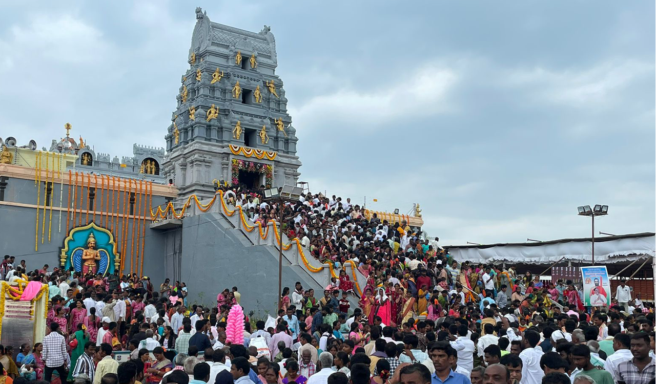 Jangaon: Renovated Valmidi temple inaugurated