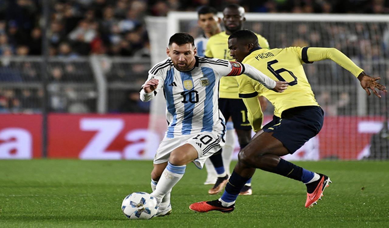 Lionel Messi helps Argentina secure 1-0 win over Ecuador in WC Qualifier