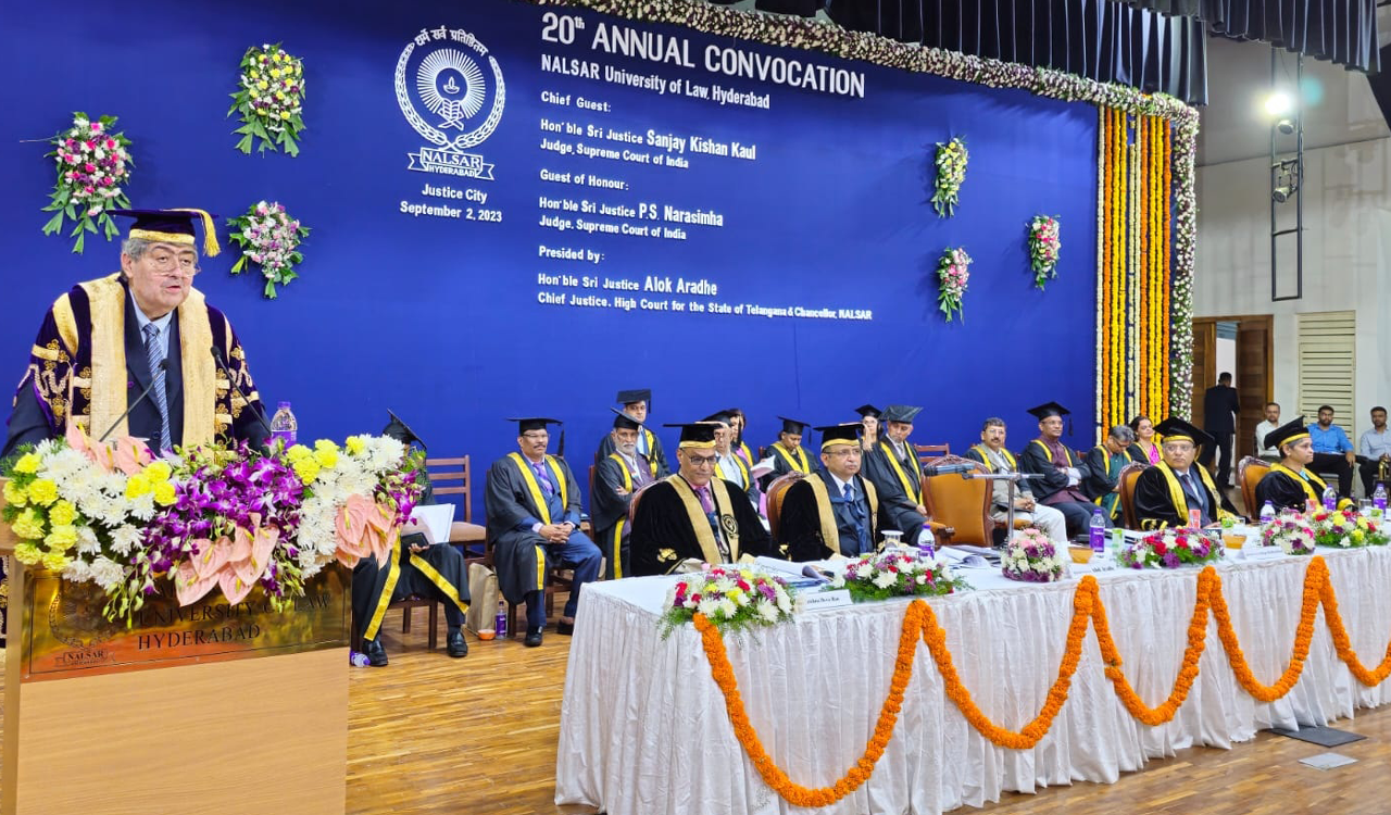 Hyderabad: NALSAR University of Law celebrates 20th annual convocation