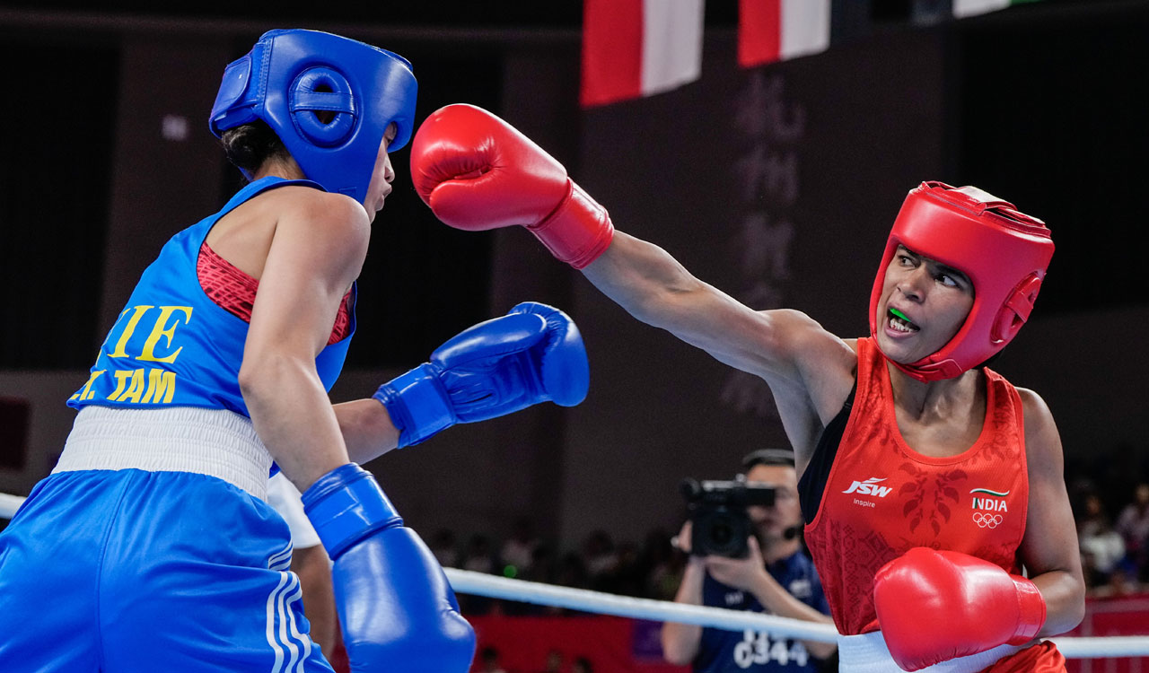 Asian Games: Nikhat begins her campaign with dominant win; Preeti cruises to QFs