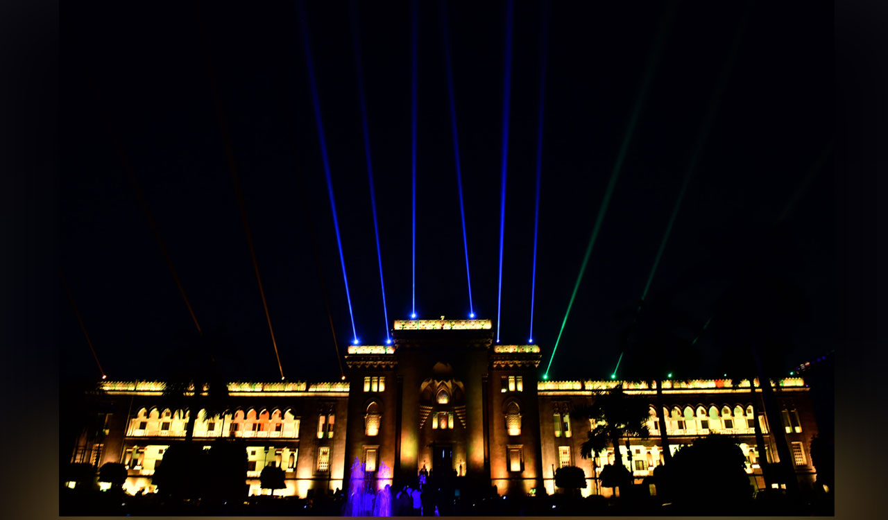 Hyderabad: Dynamic lighting of OU Arts College launched