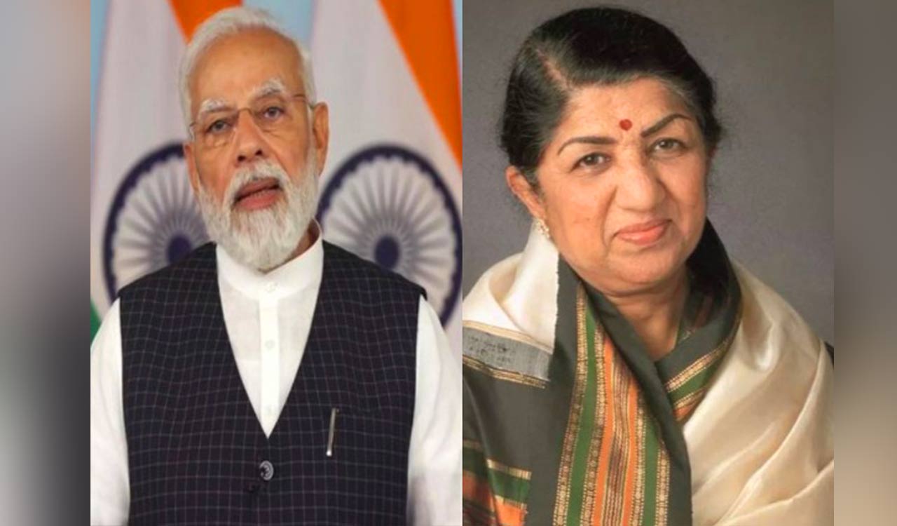 PM Modi pays tribute to Lata Mangeshkar on her birth anniversary