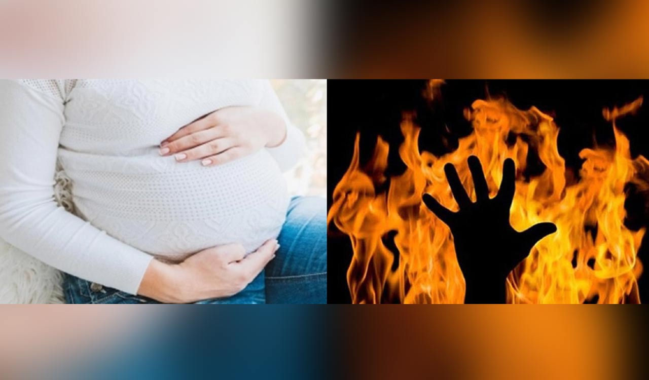 Pregnant woman set on fire by family in Uttar Pradesh