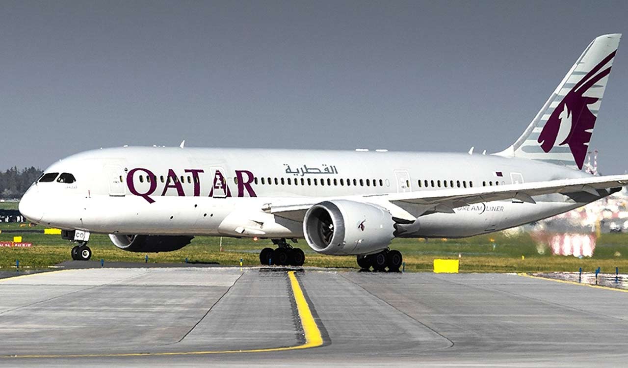 Qatar Airways flight diverts to Hyderabad due to bad weather conditions