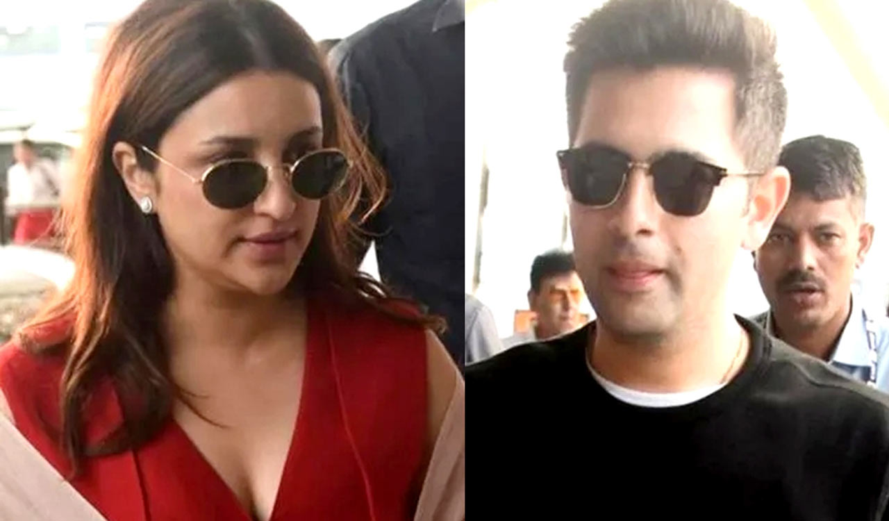 Raghav Chadha and Parineeti Chopra head to Udaipur for wedding