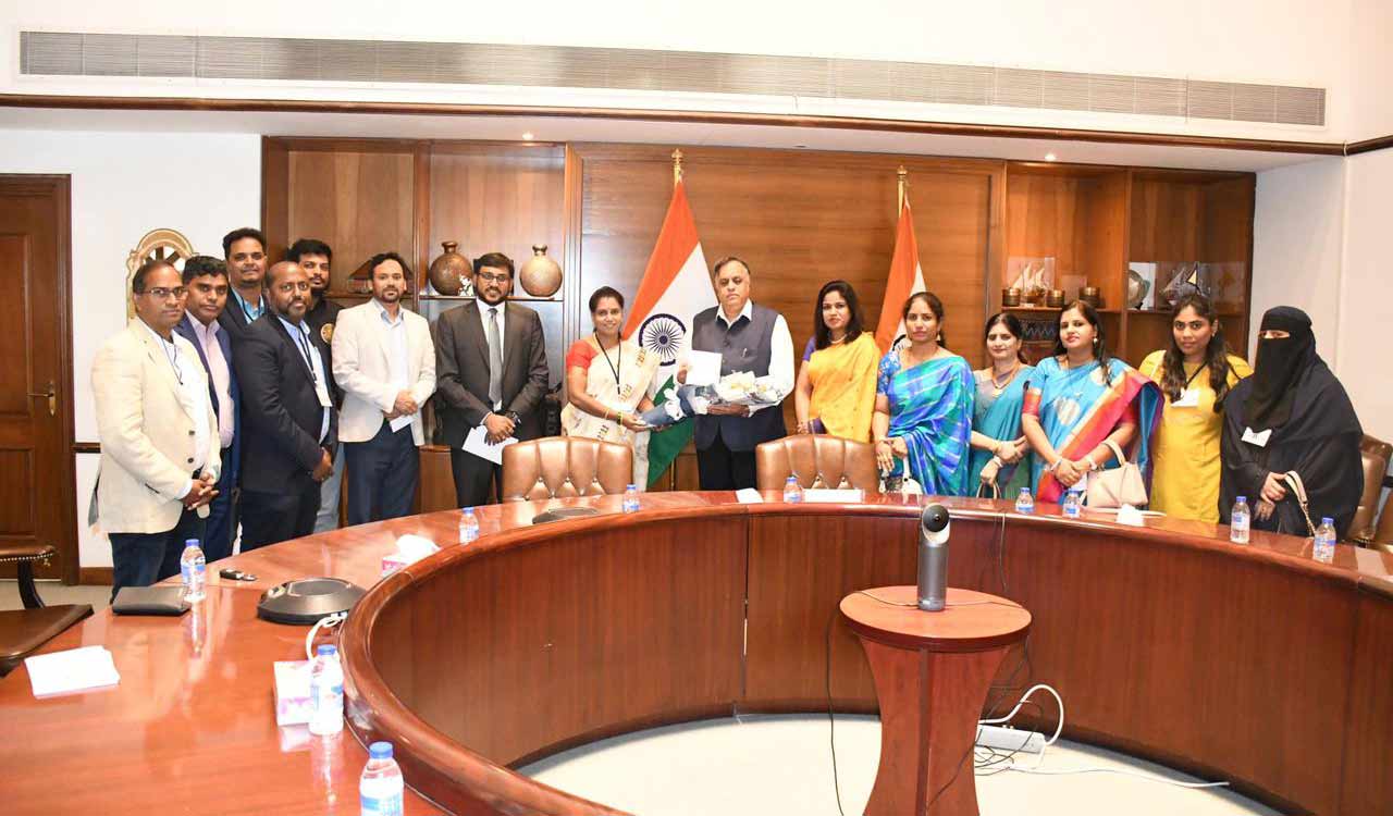 Telugu community delegation meets Indian Ambassador in Riyadh