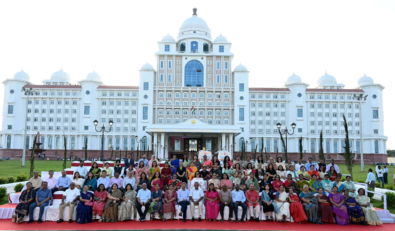 Hyderabad: Retired civil servants heap praise on BR Ambedkar Secretariat