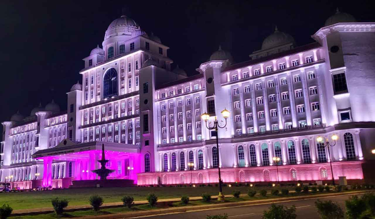 Breast cancer awareness: Historical monuments in Hyderabad turn pink