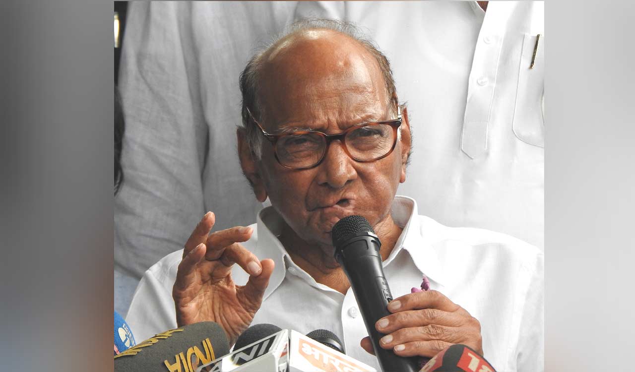 Sharad Pawar visits Adani office, residence in Ahmedabad