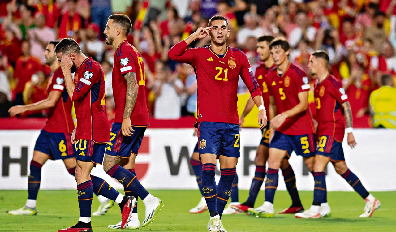 Spain crush Cyprus 6-0 in European Championship qualifying game