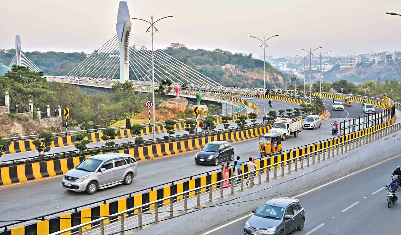 Link road to ease traffic at Durgam Cheruvu Cable Bridge