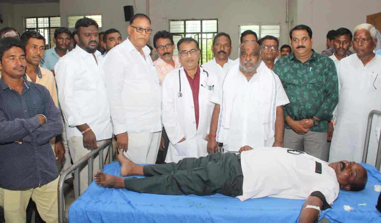 Ramanna inaugurates blood donation camp in Adilabad