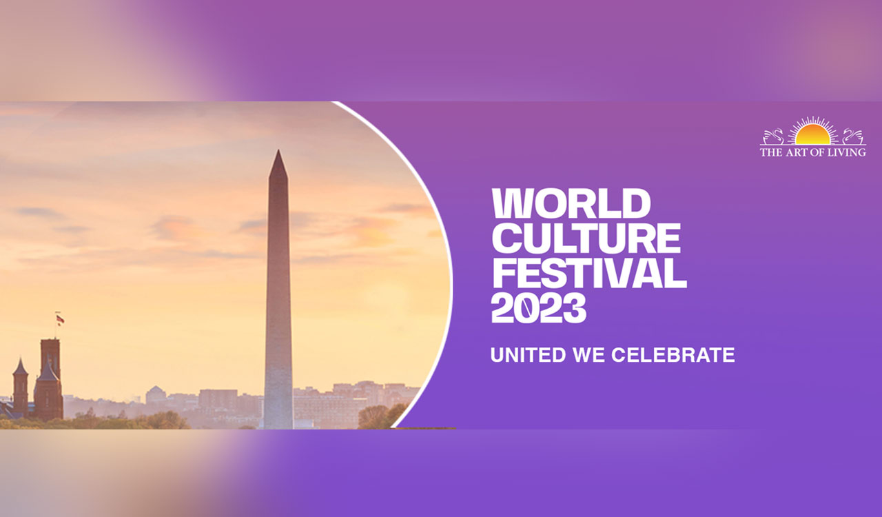 World Culture Festival 2023 to be hosted in Washington D.C