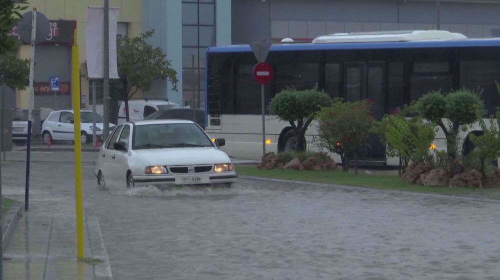 Coastal Greek town struck again by floods