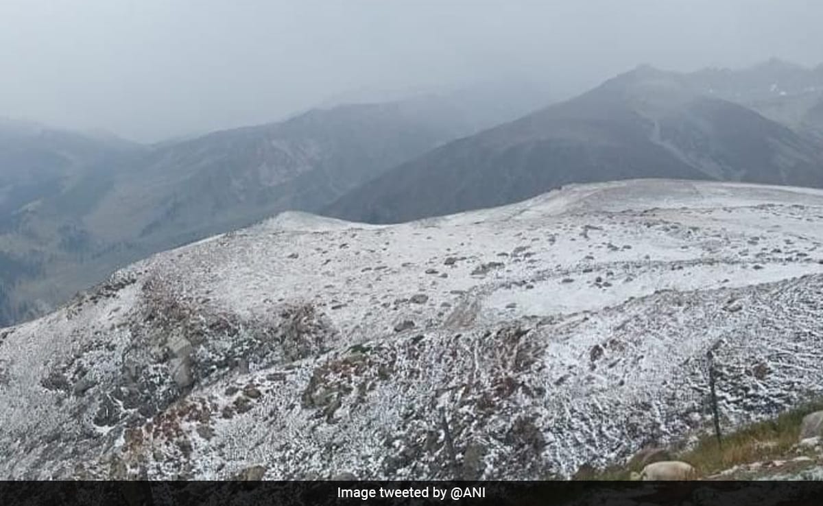 J&K's Gulmarg Receives Season's First Snowfall