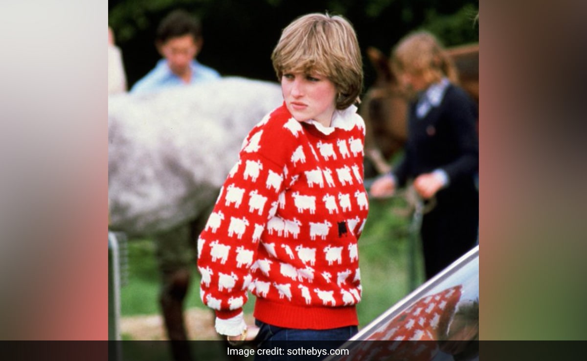 Princess Diana's Iconic 'Black Sheep' Sweater Sold For A Record $1.1 Million