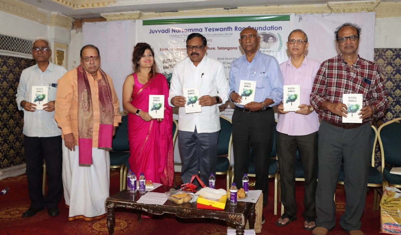 Devi Prasad’s poetry collection ‘Blissful Rambles’ launched